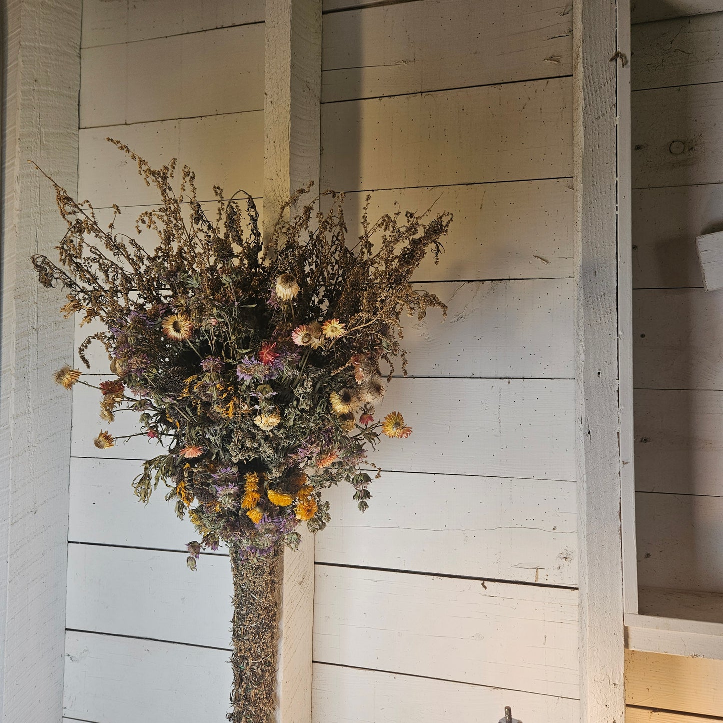 "August" Broom - Mugwort Base - 36-48 inches