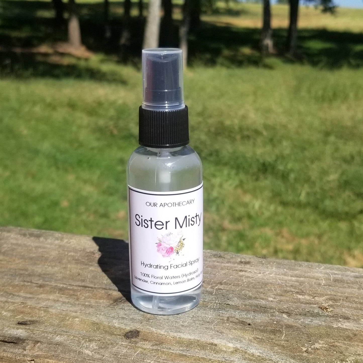 Sister Misty's Facial Toner - Hydrosol Spray 2oz