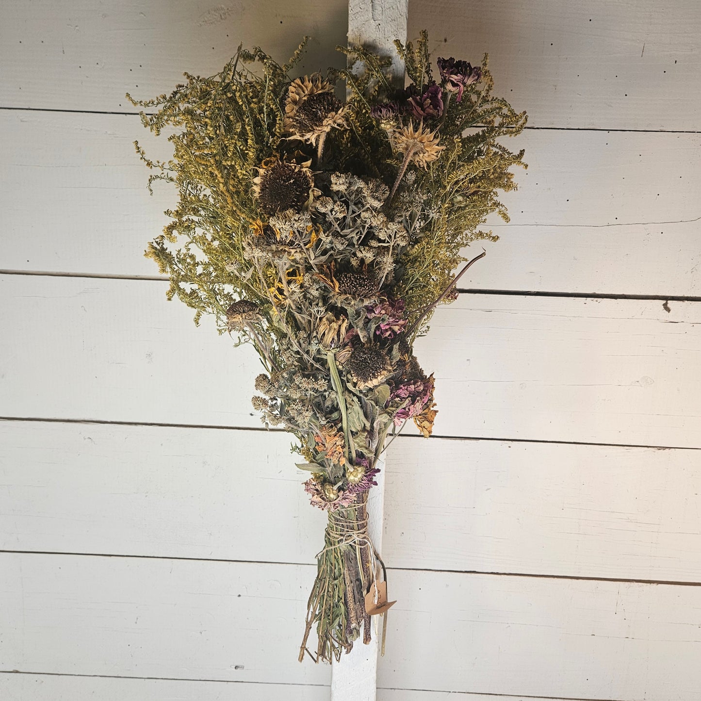 "August" Dried Flower Bouquet - 12-16 inches