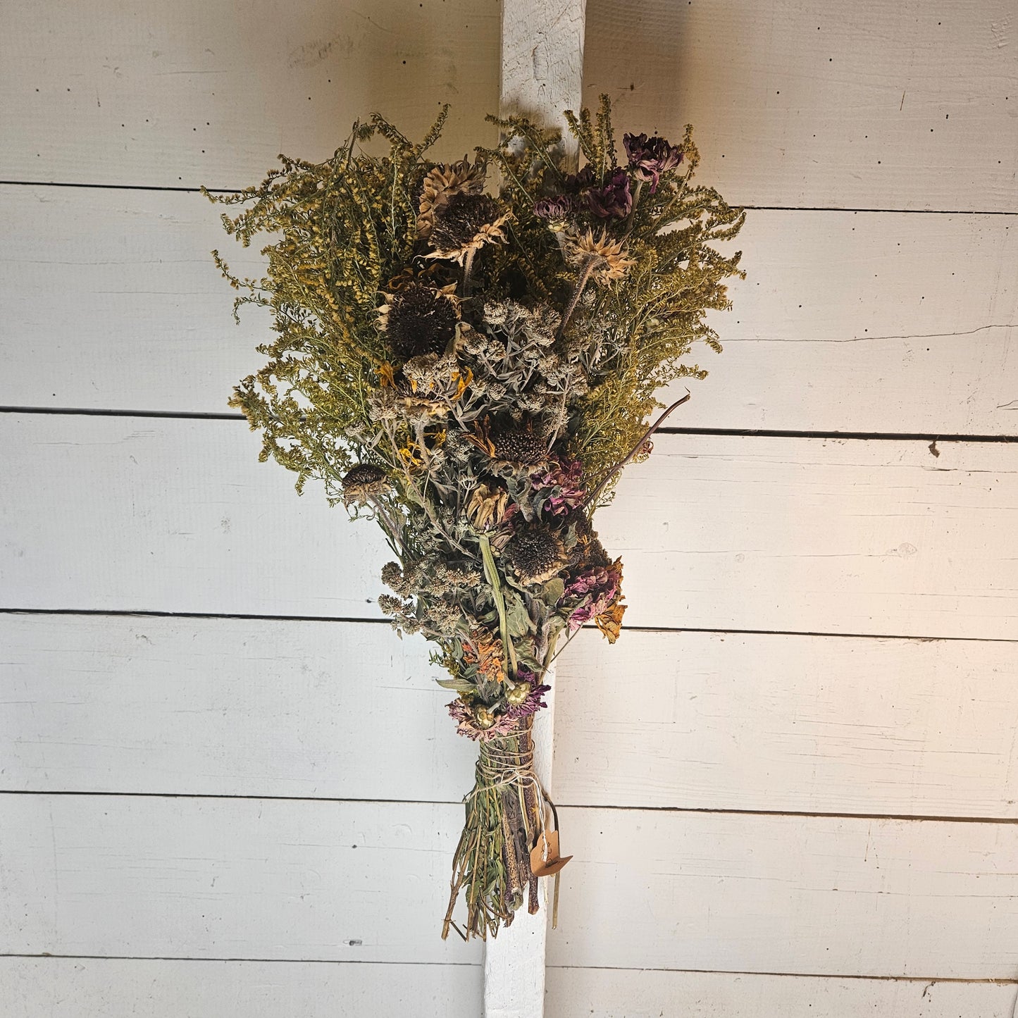 "August" Dried Flower Bouquet - 12-16 inches