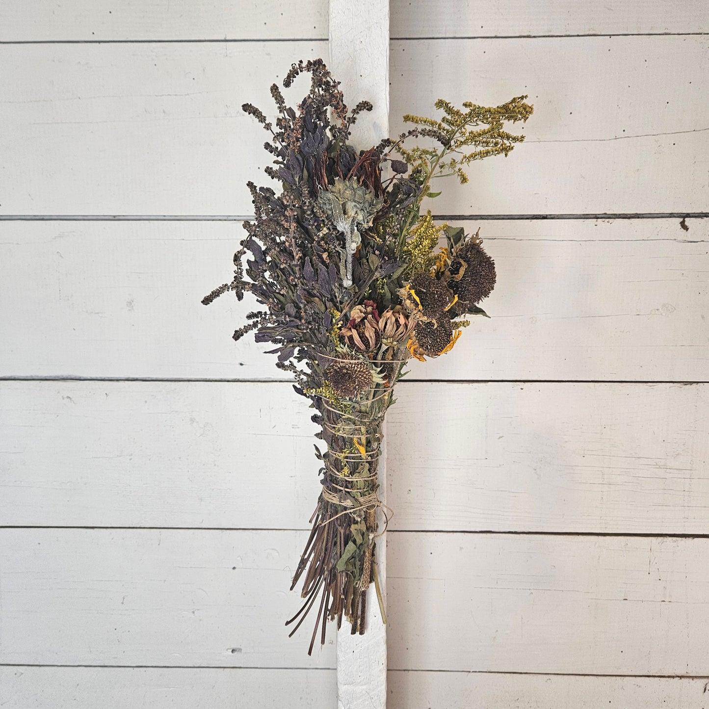 "September" Dried Flower Bouquet - 10-14 inches