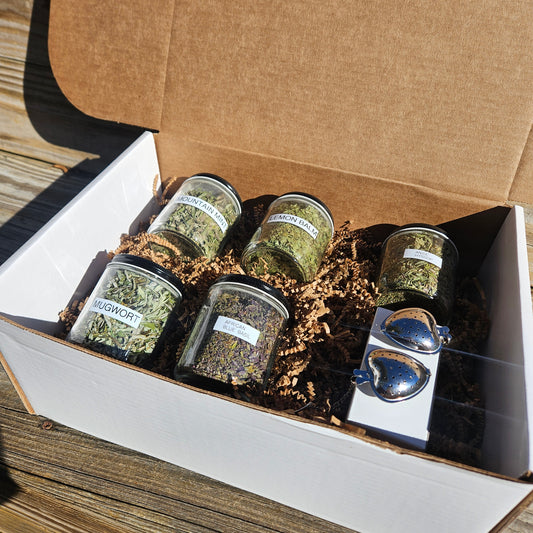 Herbal Tea Blend Kit - Homegrown Herbs -  DIY