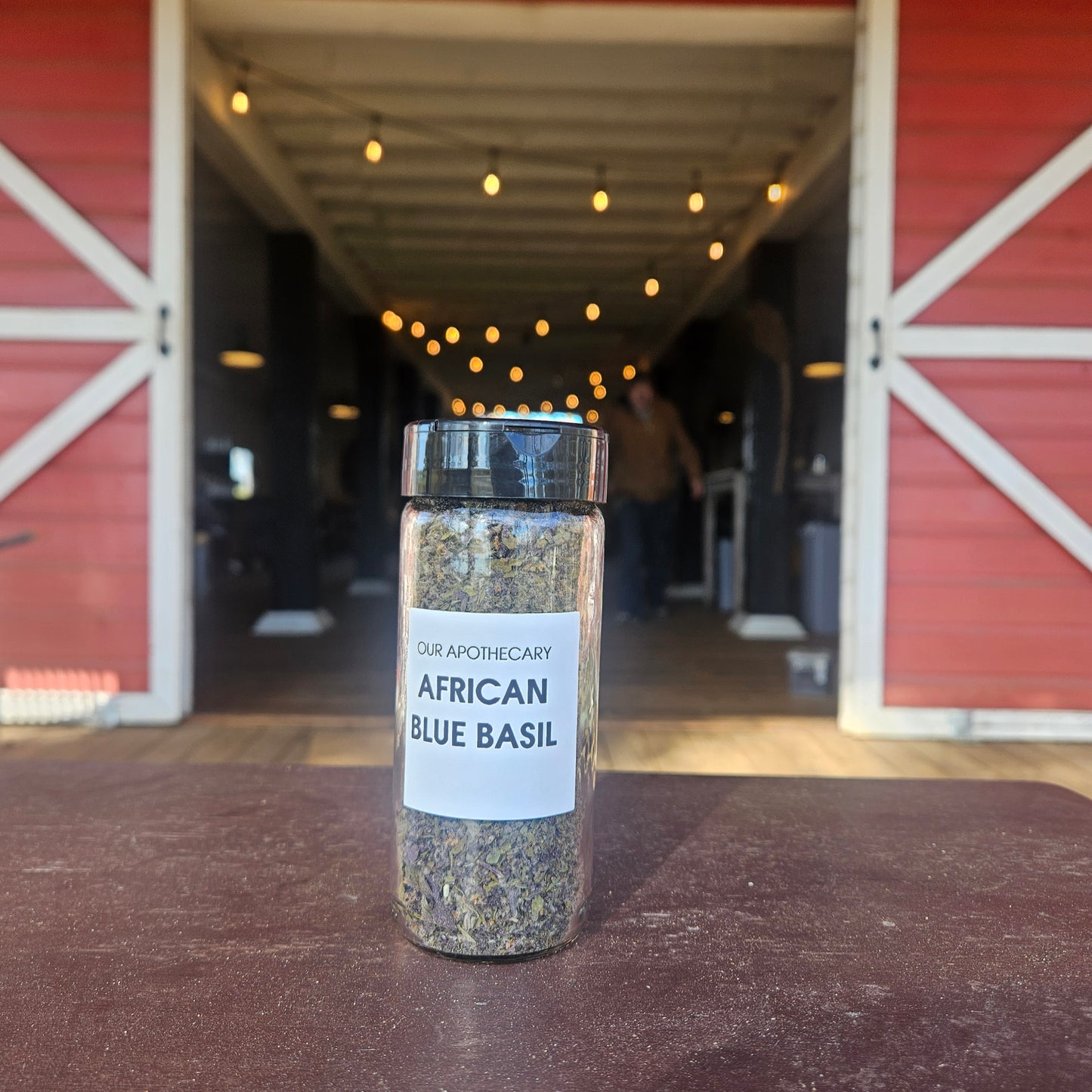 African Blue Basil - Dried - Shaker Bottle