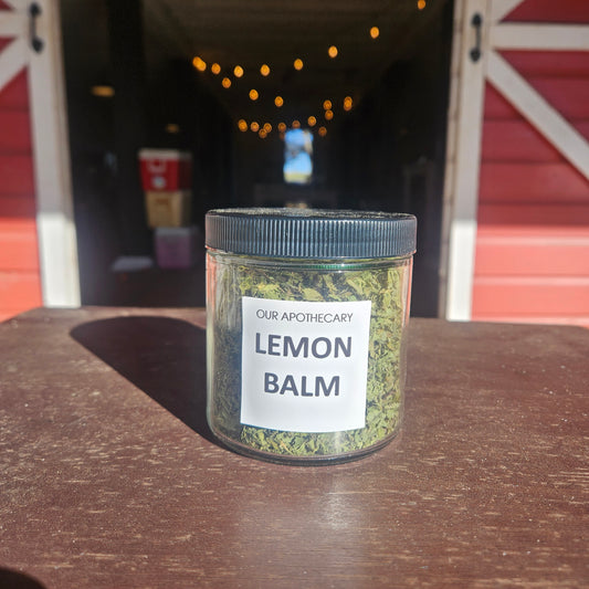 Lemon Balm - Dried 16oz Jar