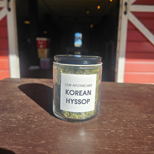 Korean Hyssop - Dried 8oz Jar